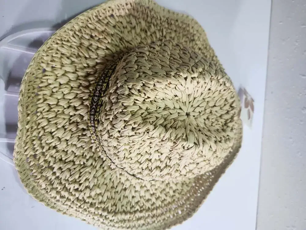 Cappelli Straworld Woven Paper Sun Hat With Patterned Band And Tassels
